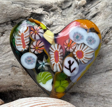 Fused Glass Heart