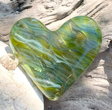 Fused Glass Heart