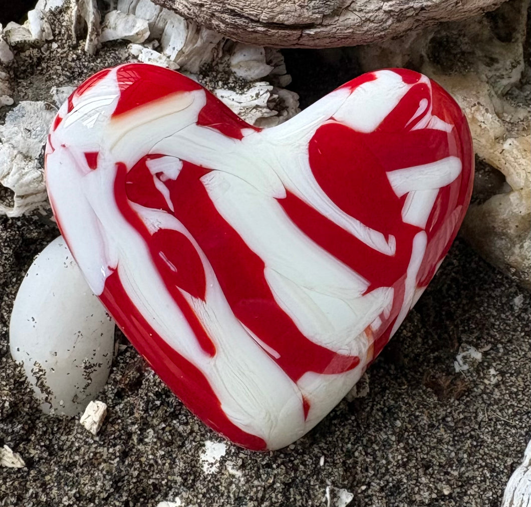 Fused Glass Heart