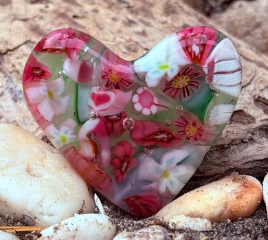 Fused Glass Heart
