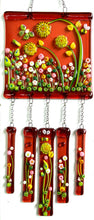 Load image into Gallery viewer, Autumn Rootbeer Garden Wind Chimes