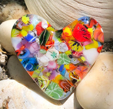 Load image into Gallery viewer, Fused Glass Heart