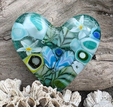 Fused Glass Heart