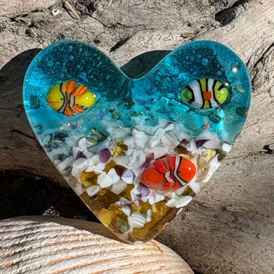 Fused Glass Heart