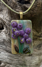 Load image into Gallery viewer, Woodland Blooms - Fused Glass Pendant