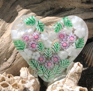 Fused Glass Heart