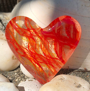 Fused Glass Heart