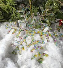 Load image into Gallery viewer, Holiday Ornaments -  Snowflake - Multicolored