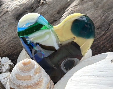 Fused Glass Heart