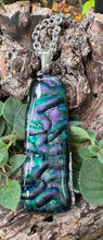 Load image into Gallery viewer, Dichroic Waves Fused Glass Pendant