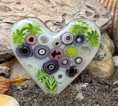 Fused Glass Heart