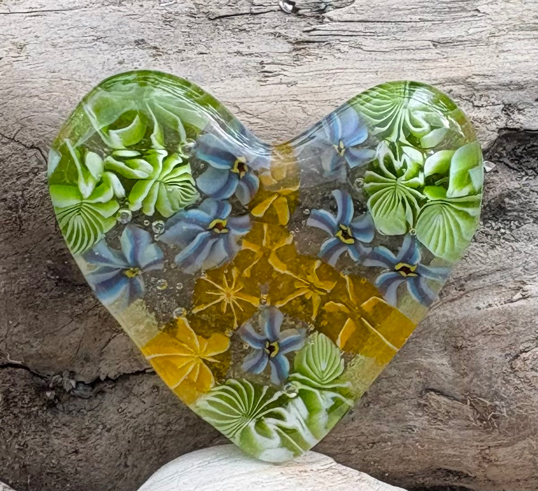 Fused Glass Heart
