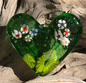 Fused Glass Heart