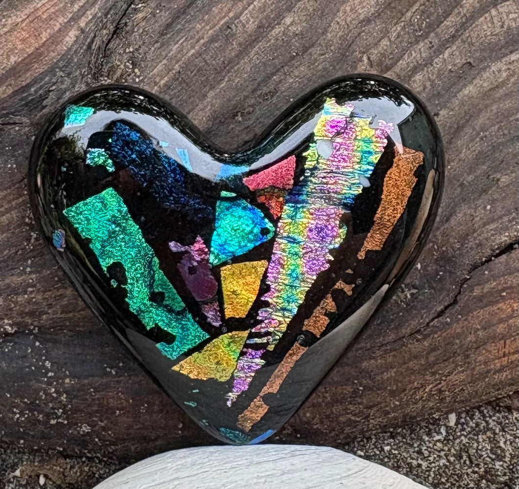Fused Glass Heart