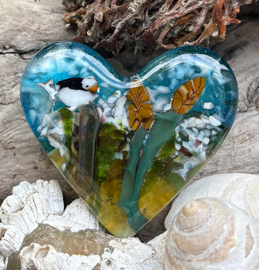 Fused Glass Heart