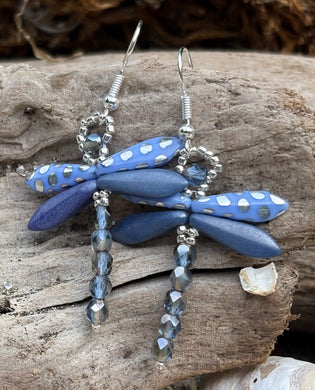 Dragonfly Beaded Earrings