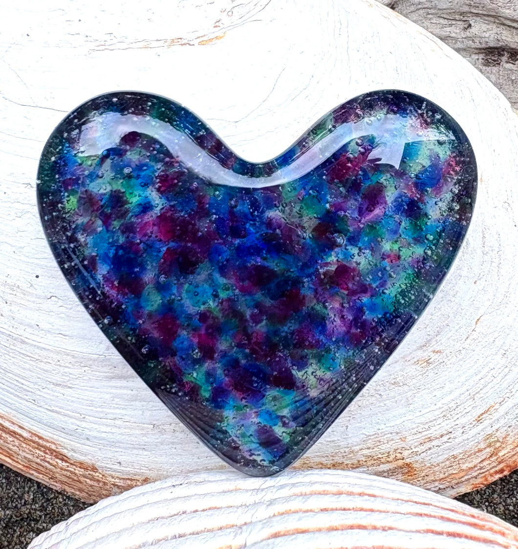 Fused Glass Heart