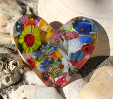 Load image into Gallery viewer, Fused Glass Heart