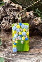 Load image into Gallery viewer, Early Spring Bouquet - Fused Glass Pendant