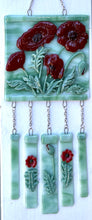 Load image into Gallery viewer, Dramatic Poppies Wind Chimes