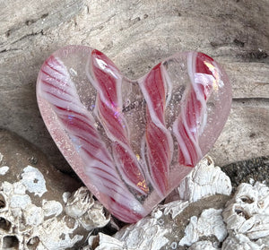 Fused Glass Heart