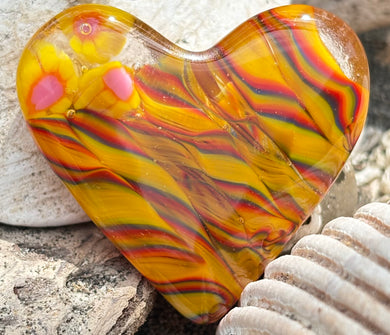 Fused Glass Heart