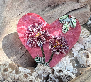 Fused Glass Heart