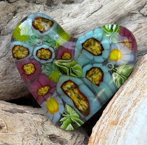 Fused Glass Heart
