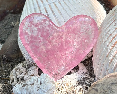 Fused Glass Heart