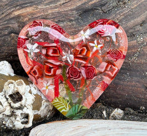 Fused Glass Heart
