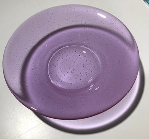 Pale Sapphirine Pink -  10” Fused Glass Bowl