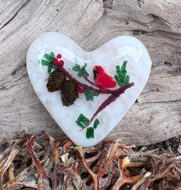 Fused Glass Heart