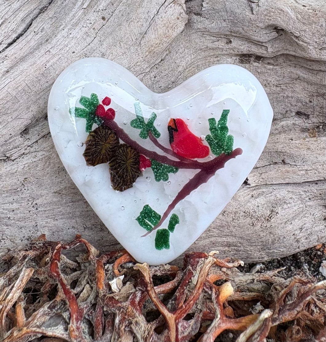 Fused Glass Heart