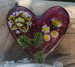 Fused Glass Heart