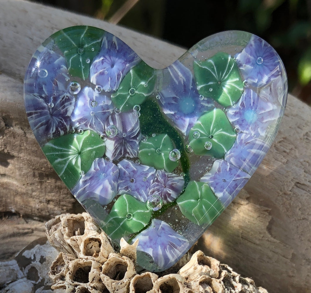 Fused Glass Heart