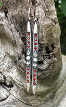 Load image into Gallery viewer, Long Art Deco Crystal Earrings