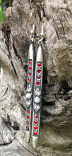 Load image into Gallery viewer, Long Art Deco Crystal Earrings