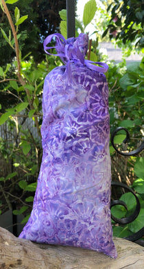 Purple Floral Batik