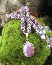 Load image into Gallery viewer, Kumihimo Necklace - Snowy Jasper