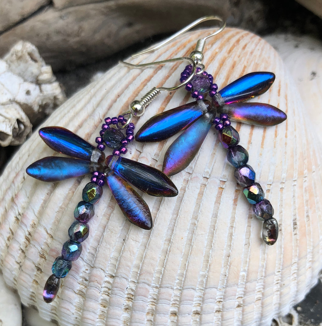 Dragonfly Beaded Earrings