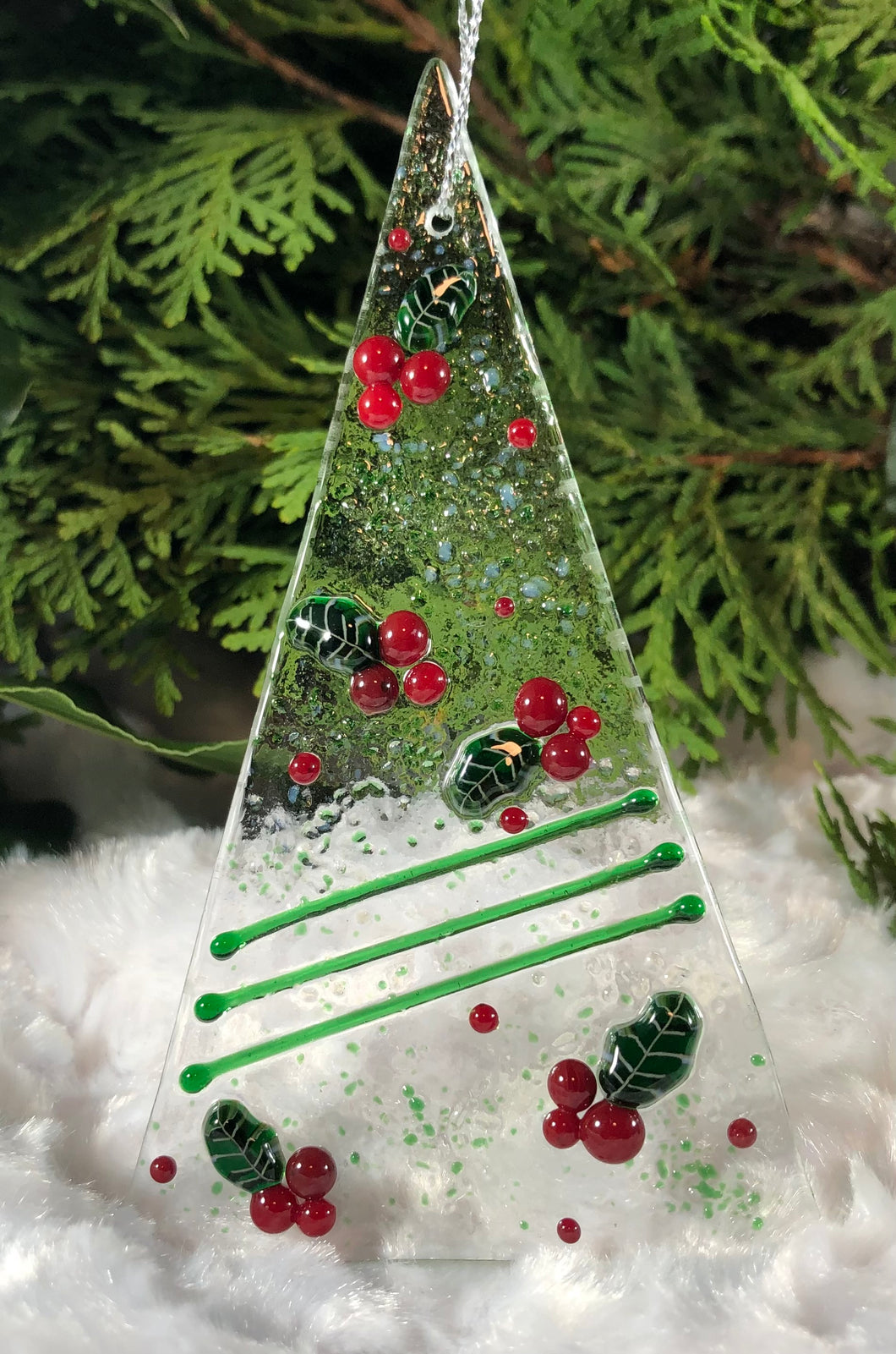 Holiday Ornaments - Retro Holly