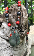 Load image into Gallery viewer, Mineral Necklace - Bloodstone and Turquoise