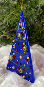 Holiday Ornaments - Blue Cornucopia