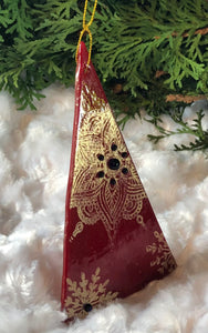 Holiday Ornaments - Red / Mica / Embellished