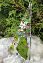 Load image into Gallery viewer, Holiday ornaments - Abstract Pink - Green Confetti