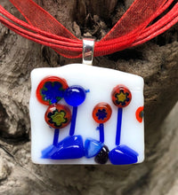 Load image into Gallery viewer, Victory Garden Fused Glass Pendant