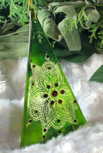 Load image into Gallery viewer, Holiday Ornaments - Green/ Mica / Embellished