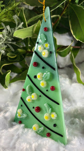 Holiday ornaments - Daisies on streaky