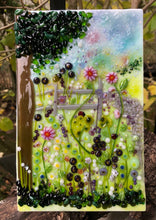 Load image into Gallery viewer, Sunny Meadow Fused Glass Art Panel