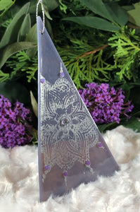 Holiday Ornaments - Dusky Lavender / Mica / Embellished